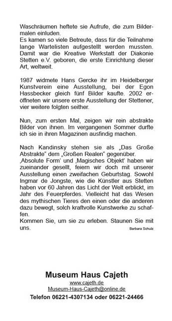 Einladung Seite 4 von 4 zur Ausstellung vom 30.07.2026 bis 07.11.2026 im Museum Haus Cajeth, Heidelberg Einladung Seite 4 von 4 zur Ausstellung vom 30.07.2026 bis 07.11.2026 im Museum Haus Cajeth, Heidelberg