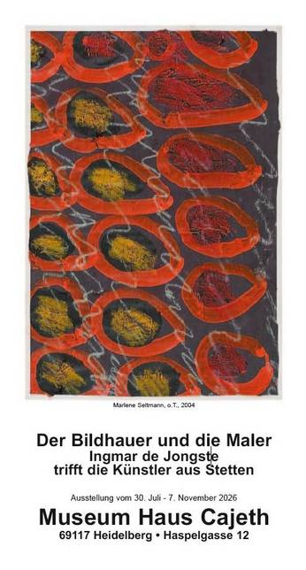 Einladung Seite 1 von 4 zur Ausstellung vom 30.07.2026 bis 07.11.2026 im Museum Haus Cajeth, Heidelberg Einladung Seite 1 von 4 zur Ausstellung vom 30.07.2026 bis 07.11.2026 im Museum Haus Cajeth, Heidelberg