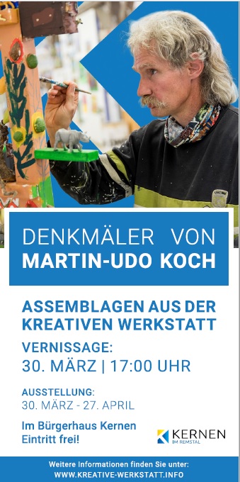 Ausstellung "Denkmäler" von Martin-Udo Koch